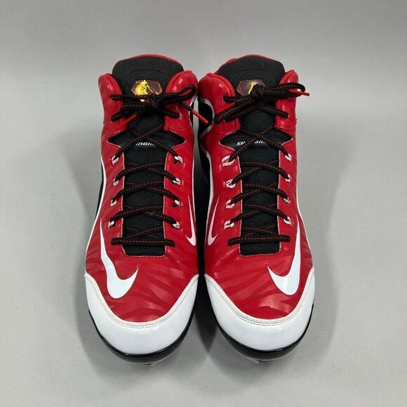 Nike Swingman MVP 2 Baseball Cleats Men's Red Ken Griffey Jr. Metal Spike Shoes - Picture 3 of 14